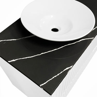 Semi Insert 410x410x110 Gloss White Basin