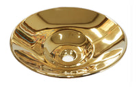Semi Insert 410x410x110 Metallic Gold Basin