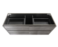 Maximo 1200 Amazon Grey WH Vanity - Cabinet Only