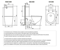 Feanza Tornado Toilet Suite - Standard Seat / R&T Flush System