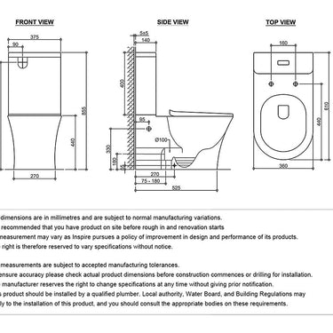 Newport Rimless Toilet Suite