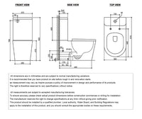 Oasis Rimless Toilet Suite - R&T Flush System