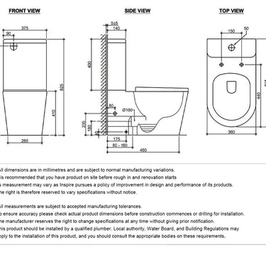 Oasis Rimless Toilet Suite - Geberit Flush System
