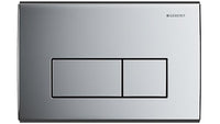 Kappa50 Dual Flush Button Square Chrome