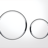 Sigma20 Dual Flush Button Round White With Chrome Trim