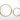 Sigma20 Dual Flush Button Round White With Gold Trim