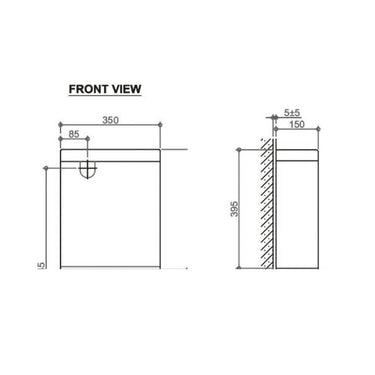 Deluso Rimless Cistern