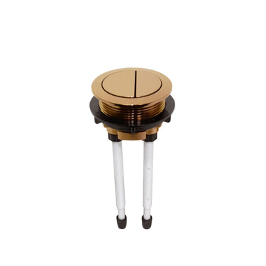 Round Toilet Flush Button Rose Gold