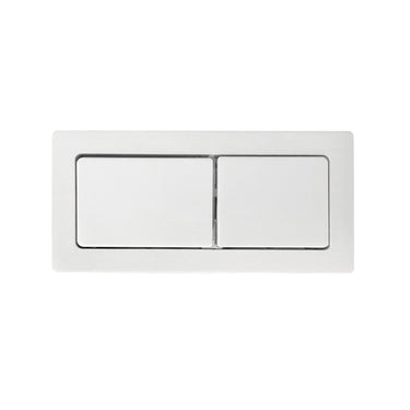 Square Toilet Button Matte White