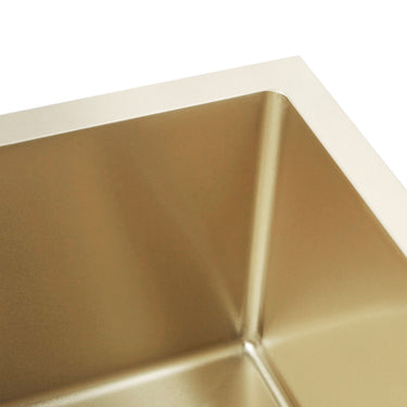 Arte Sink 76D 760x450x220 Brushed Dark Gold