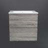 Dover 600mm Amazon Grey Wall Hung Vanity - Cabinet Only / Not Required / Not Required