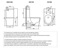 Radiant Toilet Suite Slim Seat Matt Black - Slim Seat / R&T Flush System