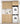 Laundry Kit 1715DR-C Byron/Bondi Natural Oak with Cloudy Carrara Top and 400 Drawer Unit