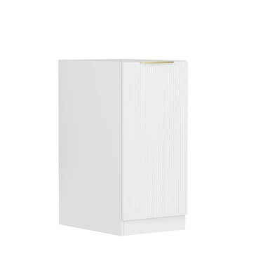 Bondi Fluted Laundry 415 White Base Cabinet