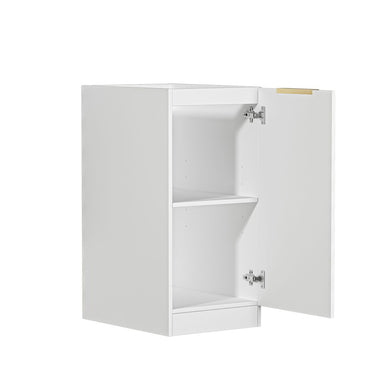 Bondi Fluted Laundry 415 White Base Cabinet