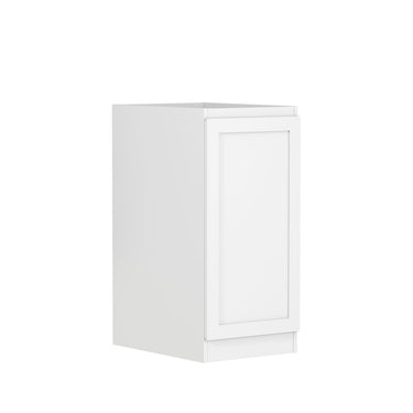 Hampton Laundry 415 White Base Cabinet with Internal Drawer