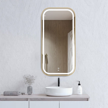 900(H)x450(W) Brushed Gold