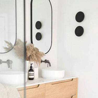 Byron 1500mm Natural Oak Wall Hung Vanity with Mont Blanc Top 10 & 2TH