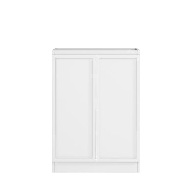 Wall and Base Cabinets Kit 650 Hampshire White with Natural Carrara Marble Top