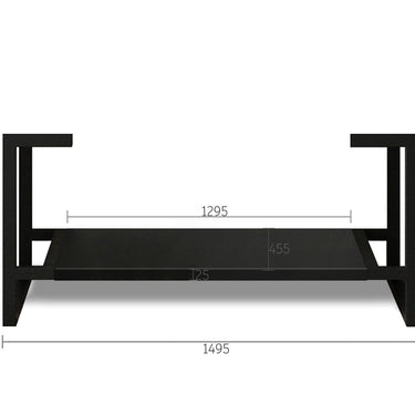 Leg Marlo 1500X450 Matte Black