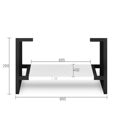 Leg Boston 900X450 Matte White