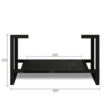 Leg Marlo 900X450 Matte Black