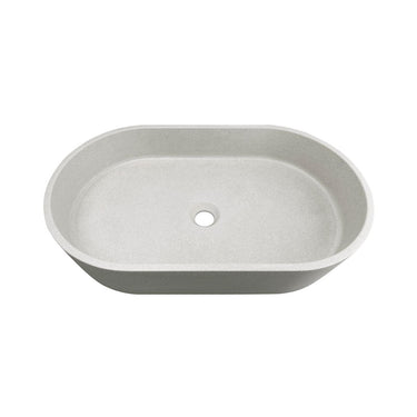 Concrete Linen - Clayton Oval 600x350x120 Basin
