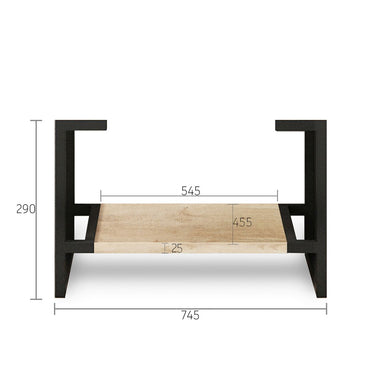Leg Byron 750X450 Natural Oak