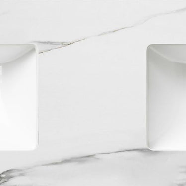 Rock Plate Stone 1800x465x15 Mont Blanc - with Undermount Basin - 12 O'clock Taphole