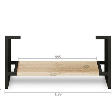 Leg Byron 1200X450 Natural Oak