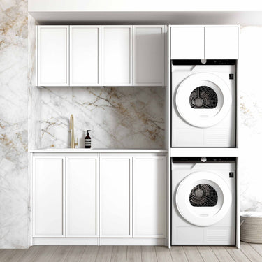 Laundry Kit 1960B Hampshire White with Matte White Top