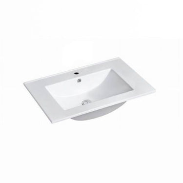 Noosa Fluted 600mm Satin White Wall Hung Cabinet Only