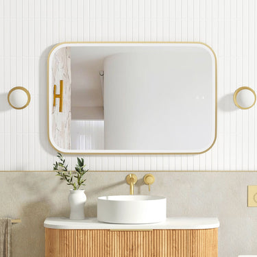 900(H)x600(W) Brushed Gold