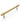 168mm Brushed Brass