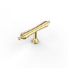 80mm Brushed Brass