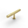 80mm Brushed Brass
