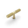 80mm Brushed Brass