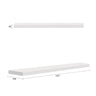 Boston 1297X450x25 Matte White Leg Panel