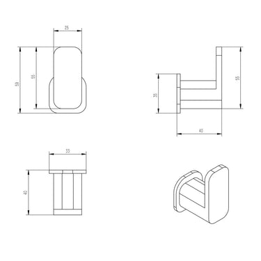 Oskar Robe Hook