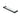 Matte Black - Oskar Metal & Glass Shelf