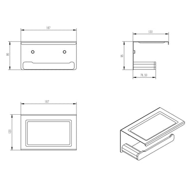 Oskar Paper Holder