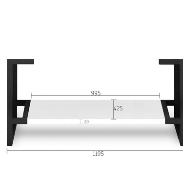 Leg Noosa 1200X450 Matte White