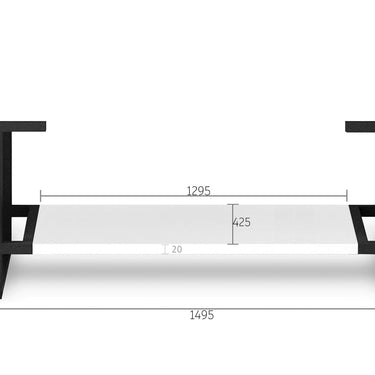 Leg Noosa 1500X450 Matte White