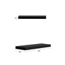 Marlo 395X450X25 Matte Black Leg Panel