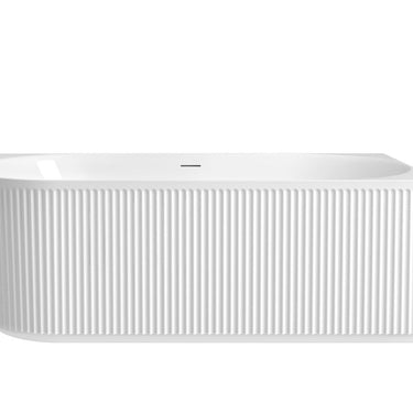 Attica Havana Fluted Right Corner Bath 1700mm