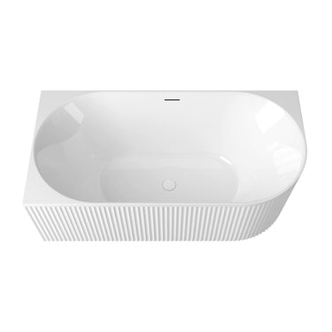 Attica Havana Fluted Left Corner Bath