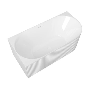 Attica Havana Fluted Left Corner Bath