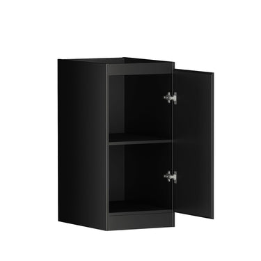 Mini Laundry 430mm Hampshire Matte Black with Pure White Top
