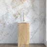 Mini Laundry 430mm Byron/Bondi Natural Oak with Pure White Top