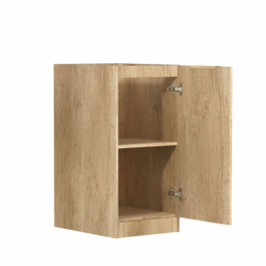 Mini Laundry 430mm Byron/Bondi Natural Oak with Pure White Top